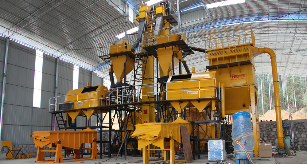 桂林鴻程石英粉300目用石英粉磨粉機，石英砂球磨機